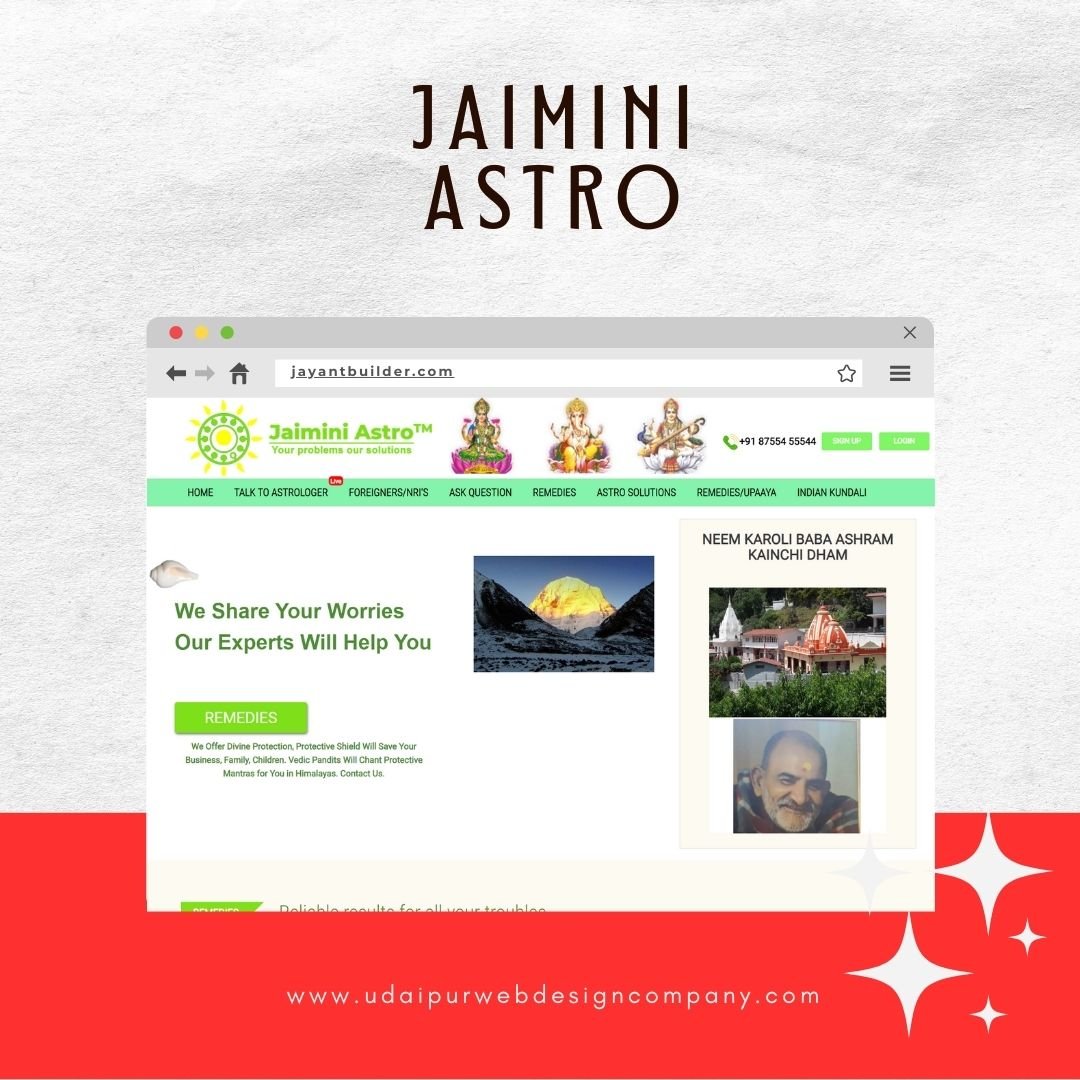 Astrologer Website Design Company