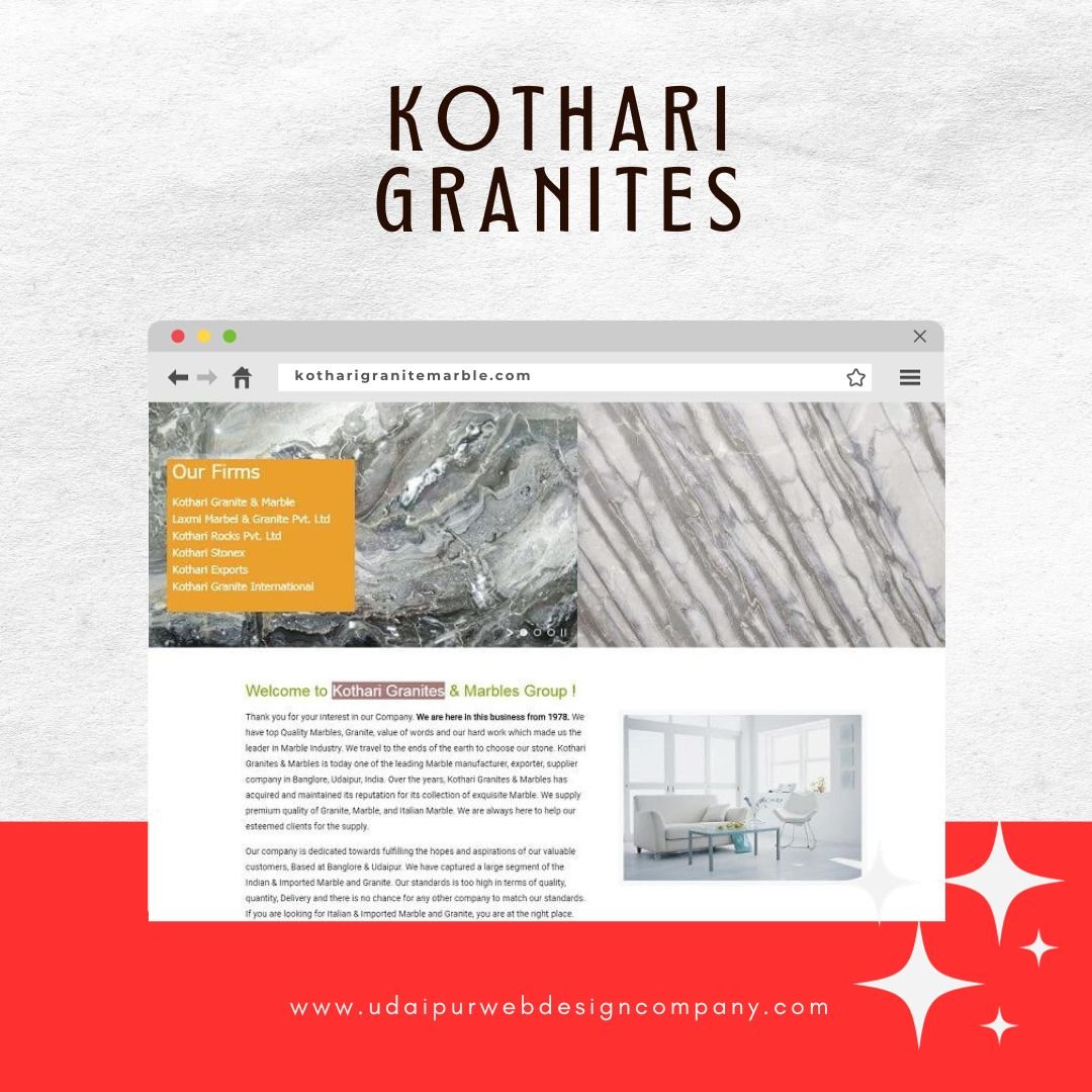 Granite Marble Website Design Company