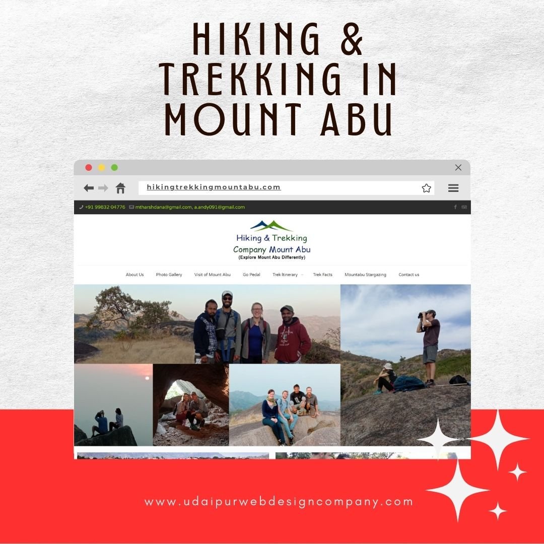 Hiking Trekking Company Website Design Company