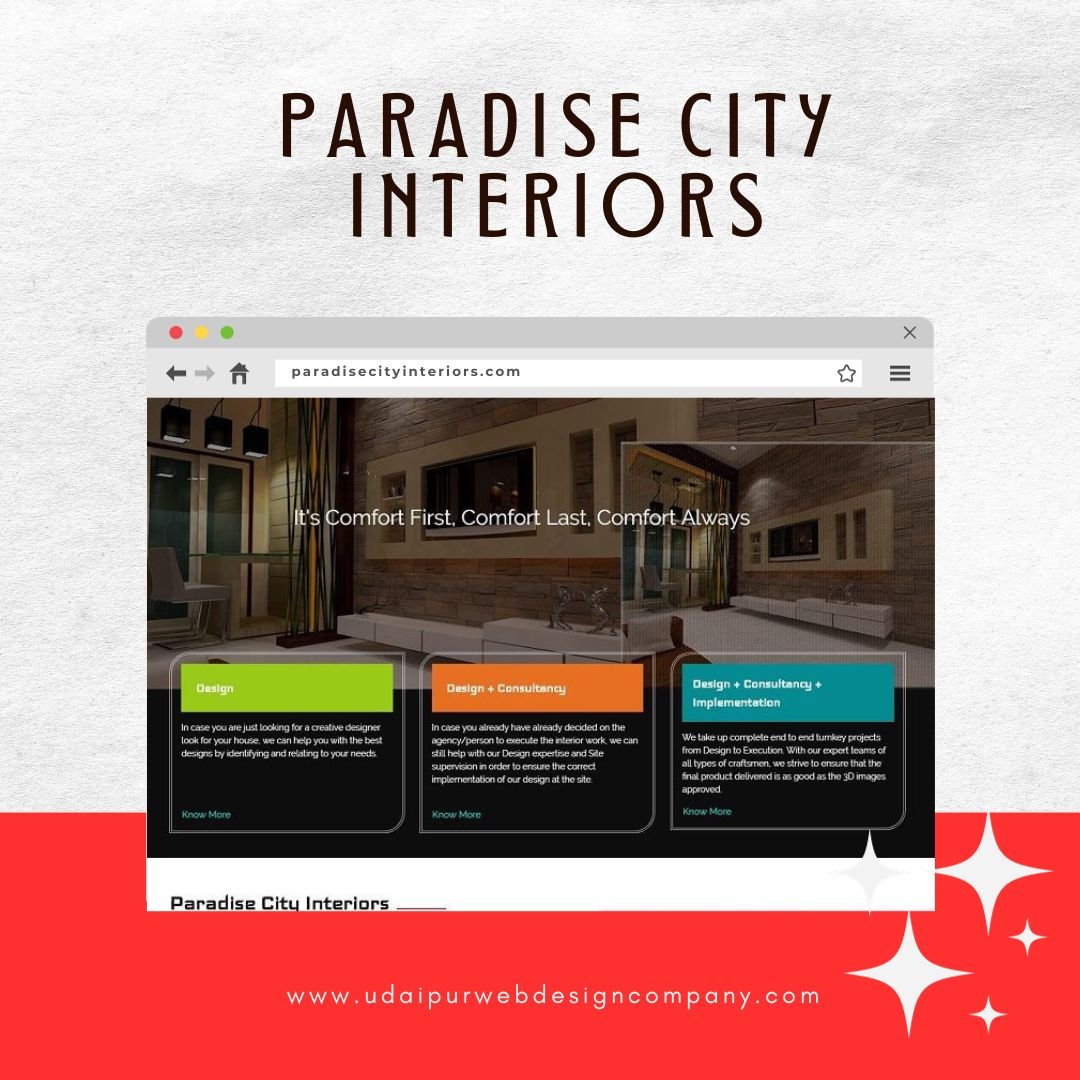 Interior Design Website Design Company