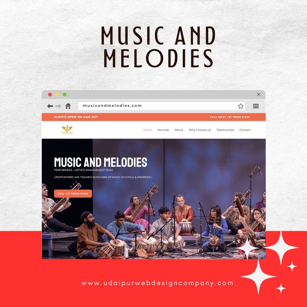 Music Show Website Design Company