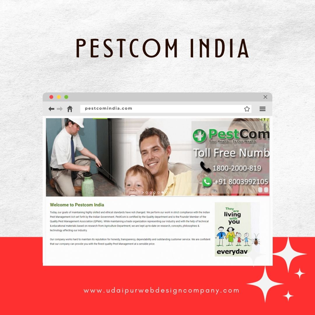 Pestcom Product Manufacturer Company Website Design Company