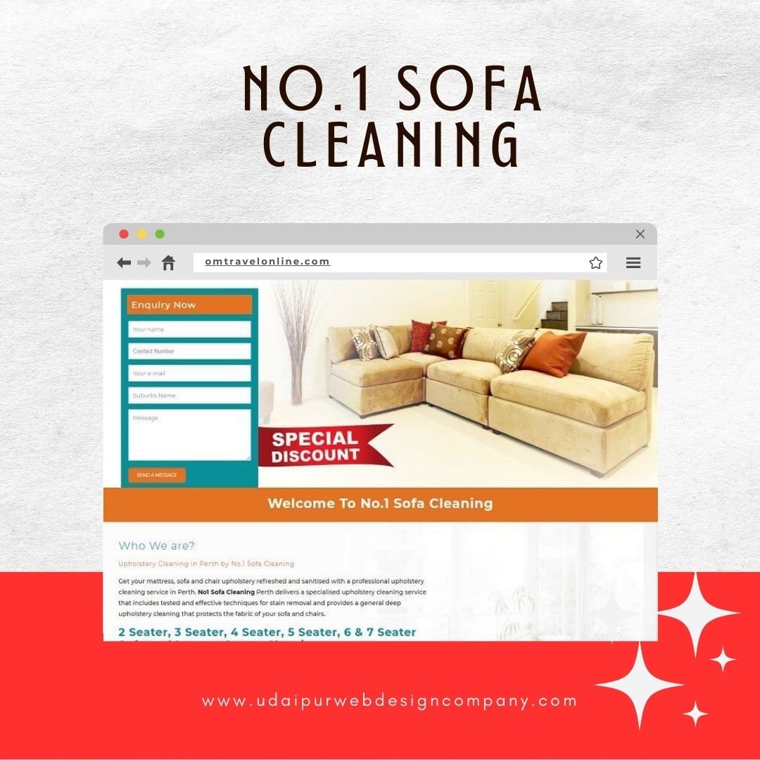 Sofa Cleaning Website Design Company