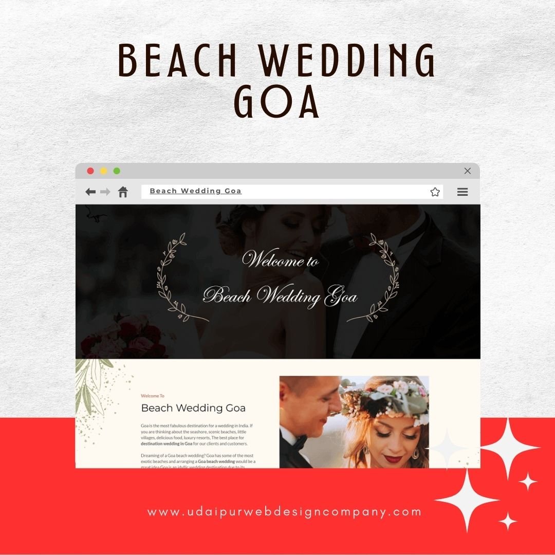 Destination Wedding Website Design Company