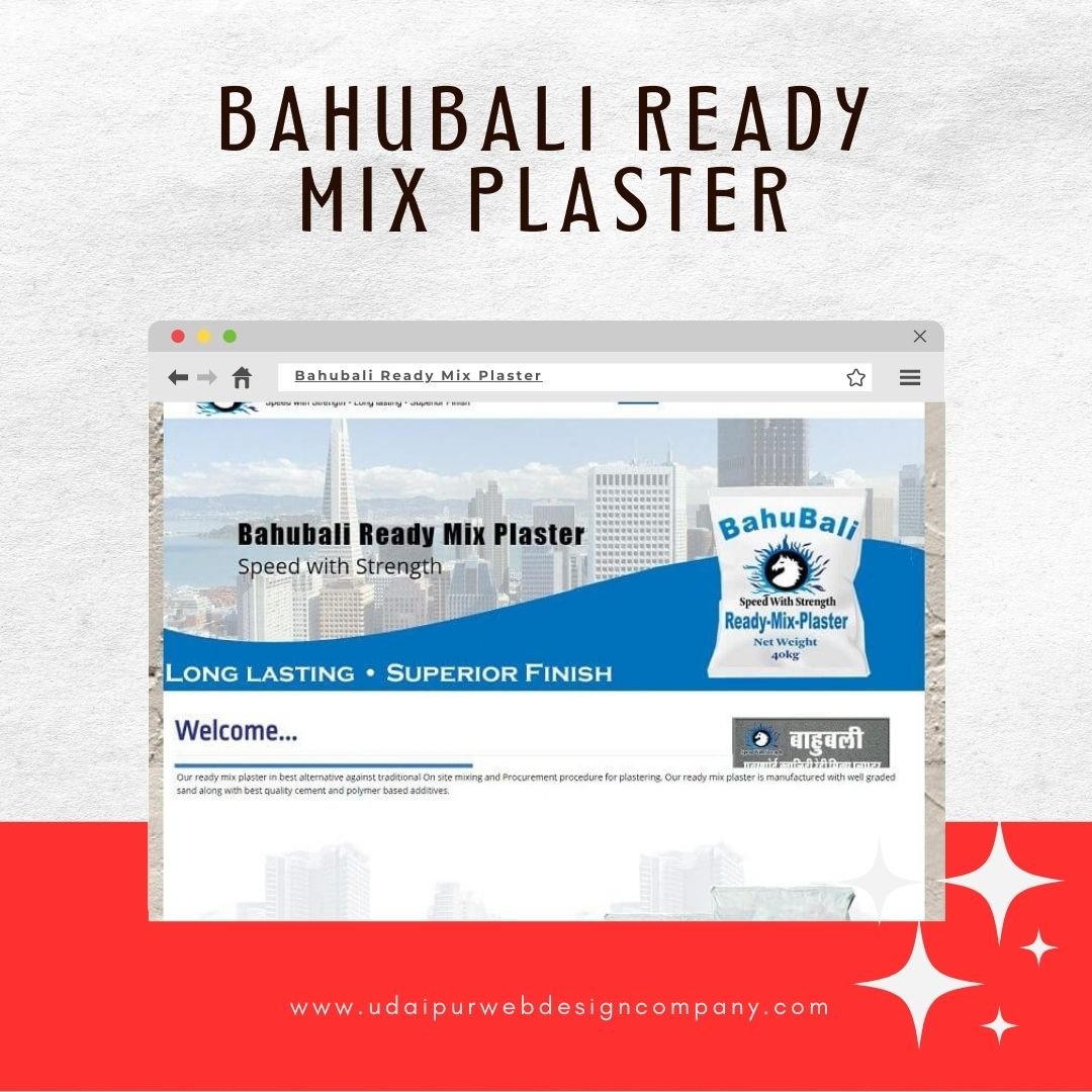 Ready Mix Plaster Website Design Company