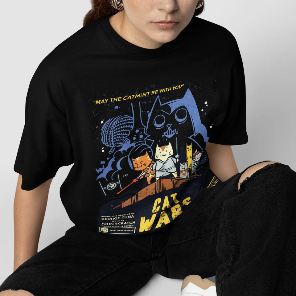 cat wars t shirt